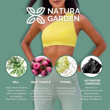 NATURA SLIM FAST BELLY & DIGESTIVE COMFORT 60 CAPSULES