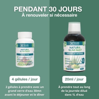 NATURA SLIM FAST ATTACK PROGRAM POSOLOGIE FR