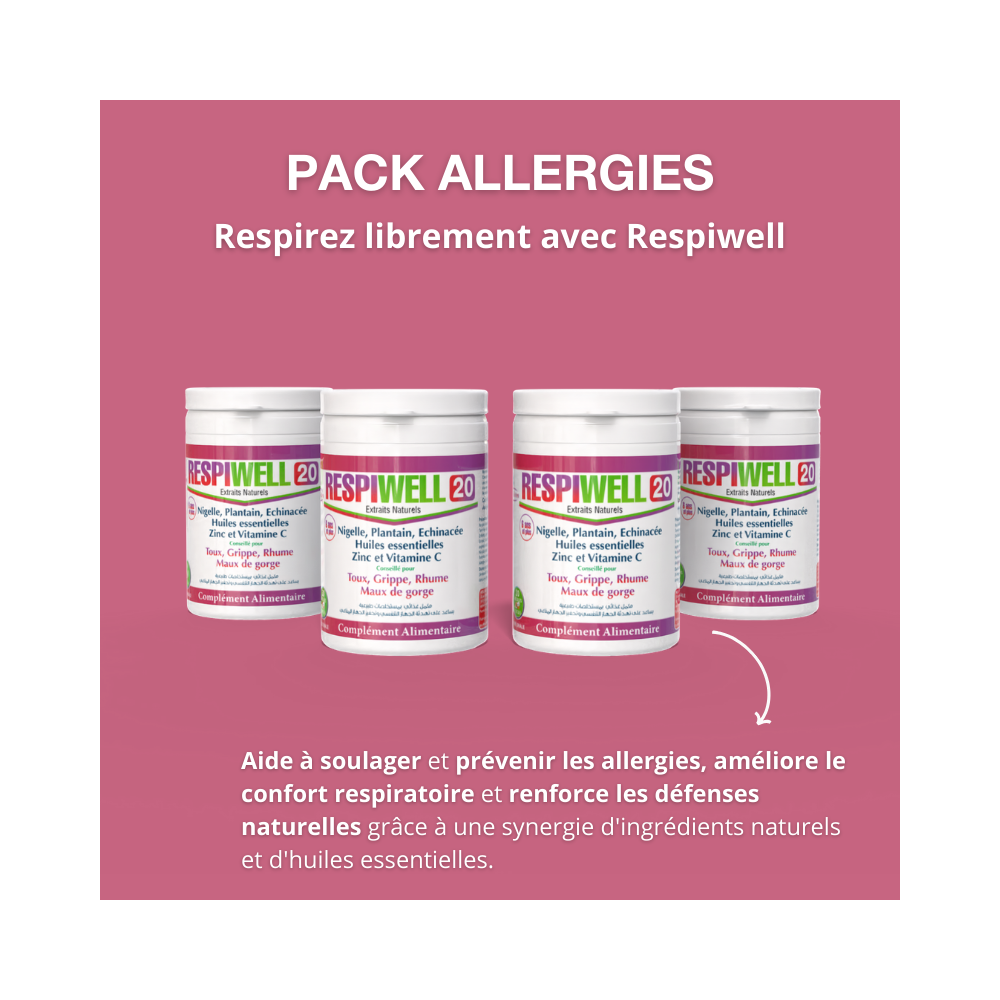 Allergy Relief Pack arguments FR