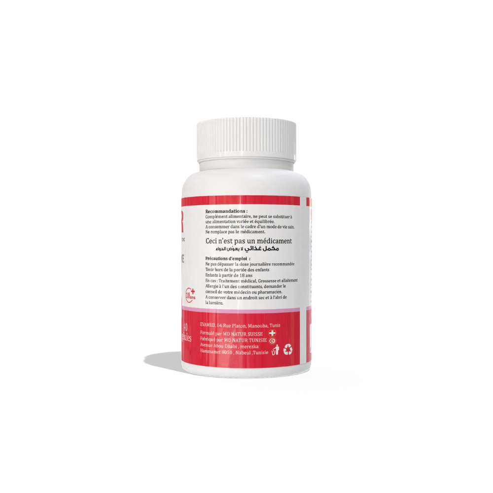 EVACUR 40 GEL VUE DE DROITE