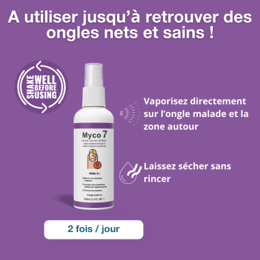 MYCO 7 Spray 100ml mode of use FR