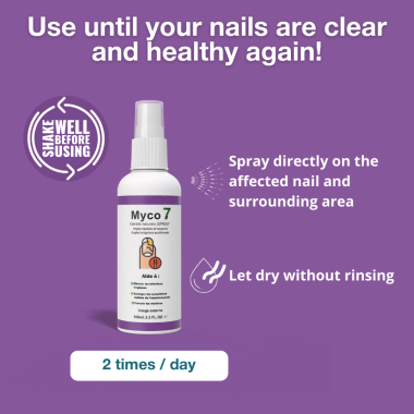 MYCO 7 Spray 100ml mode of use EN