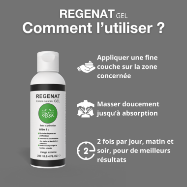 REGENAT GEL 250ML MODE D'EMPLOI FR