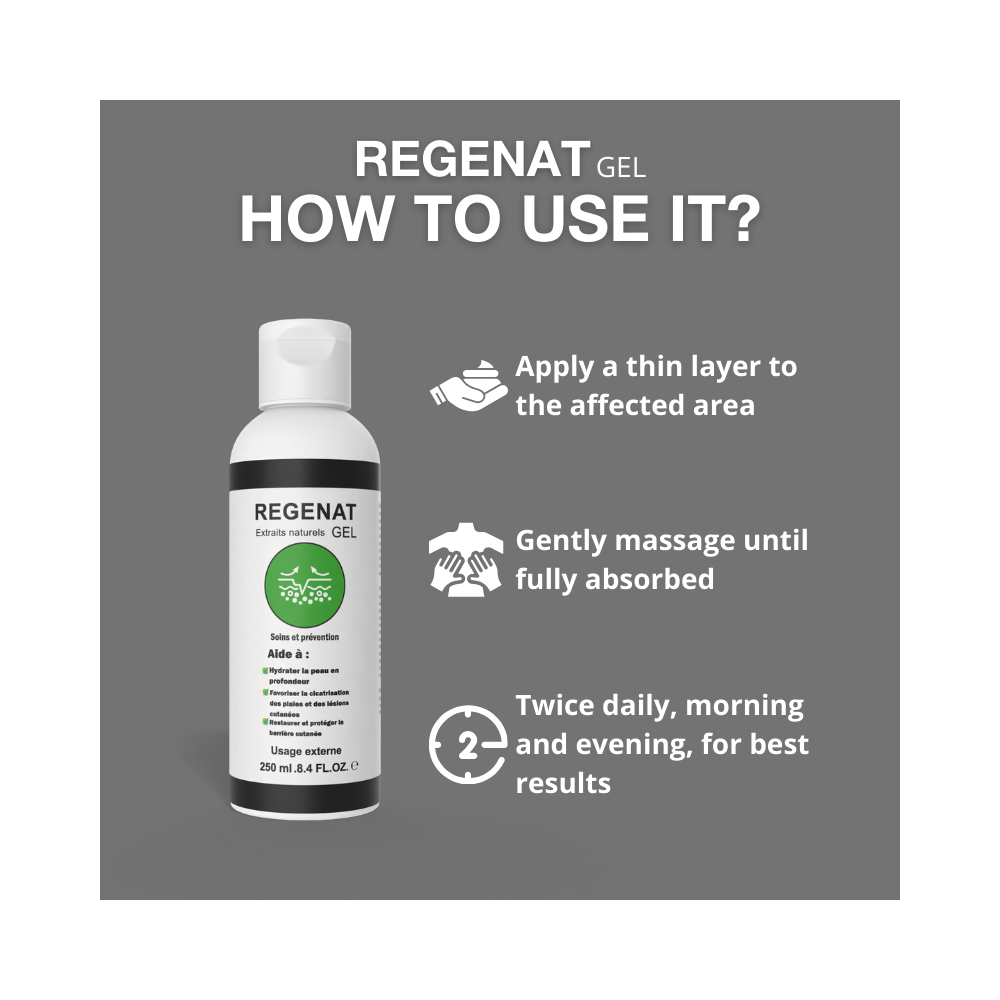 REGENAT GEL 250ML MODE D'EMPLOI EN